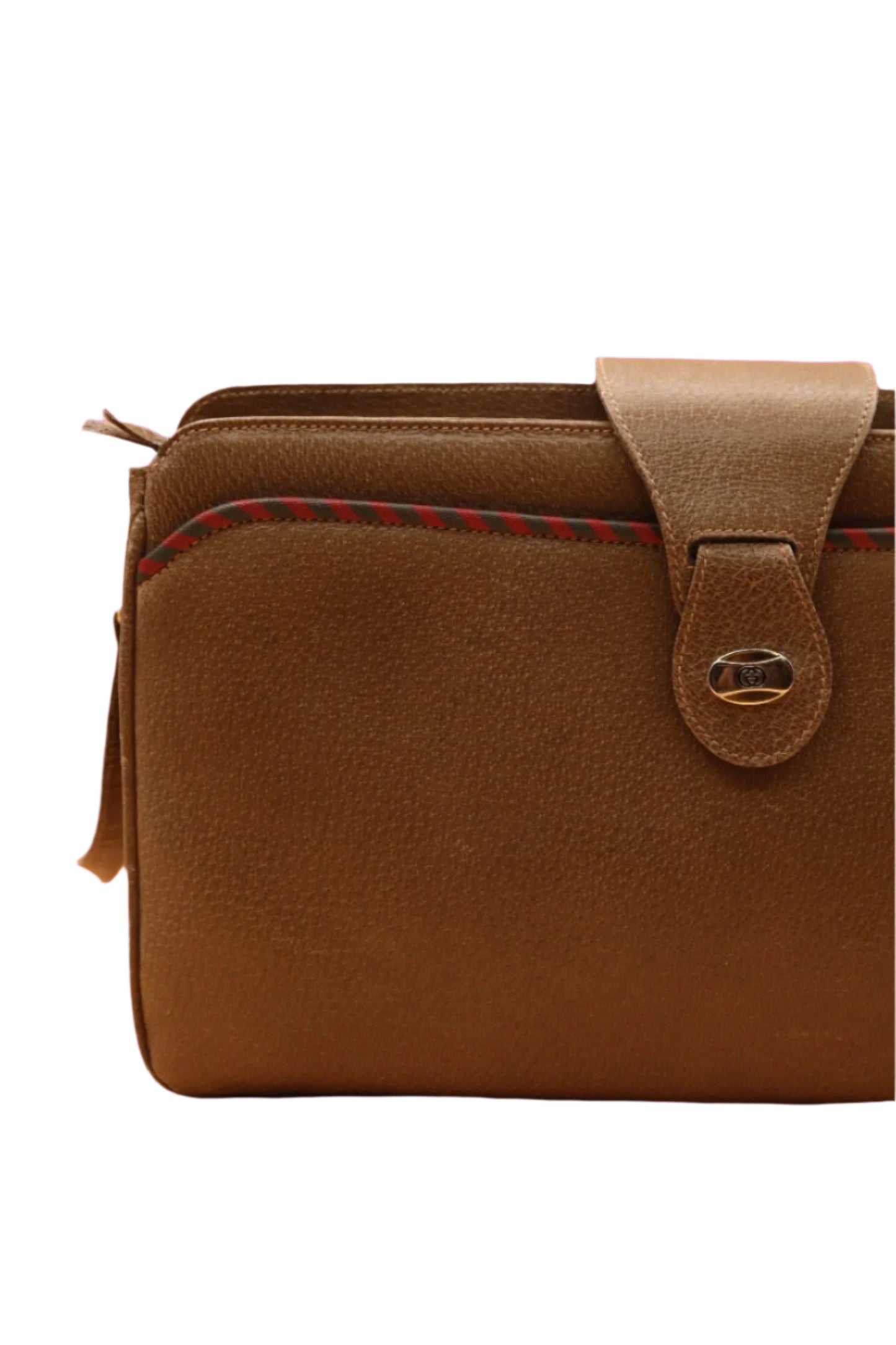 Gucci, Brown Leather Clutch 1980s
