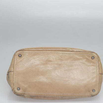 Prada Tan Leather Tote Bag 2000s