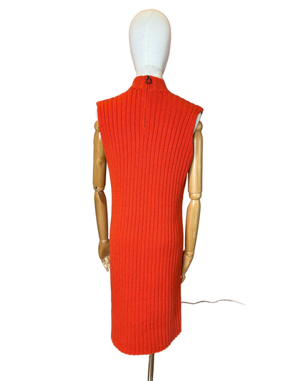 1990s Wide Rib Tangelo Knit Set