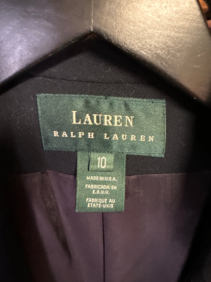 Lauren by Ralph Lauren Navy Blue Blazer 1990s