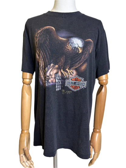 Harley Davidson Daytona Eagle 3 D Emblem 1988 T-Shirt