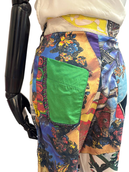 Moschino, Couture Line, Stained Pants, 1990s