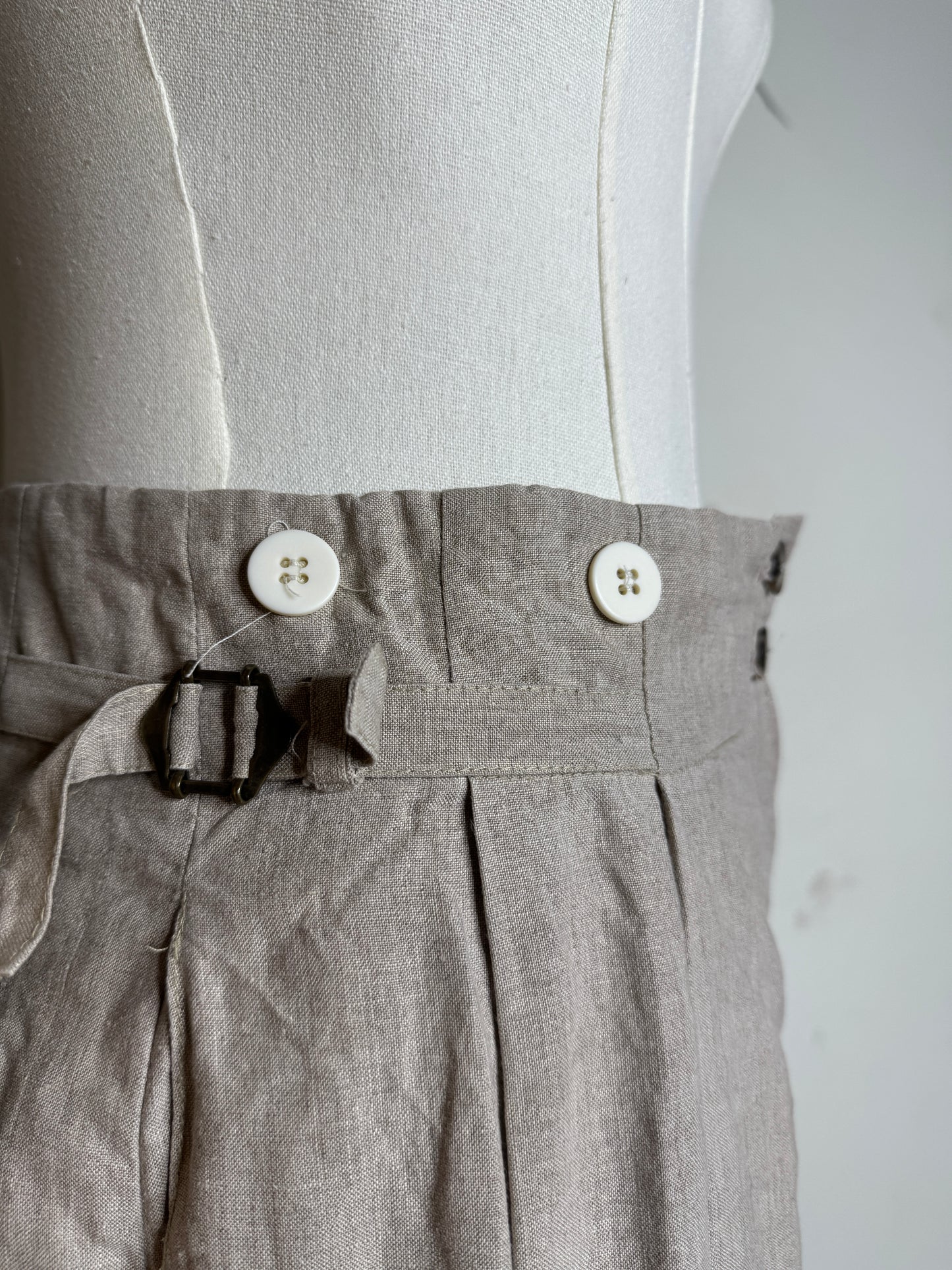 Wheaton & Katz Suspender Button Pants 1980s