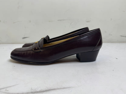 Gucci Brown Leather 70s Loafers