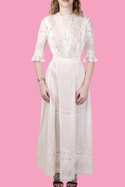 Victorian Lace Dress 1910s Victorian Lace Dress 1910s