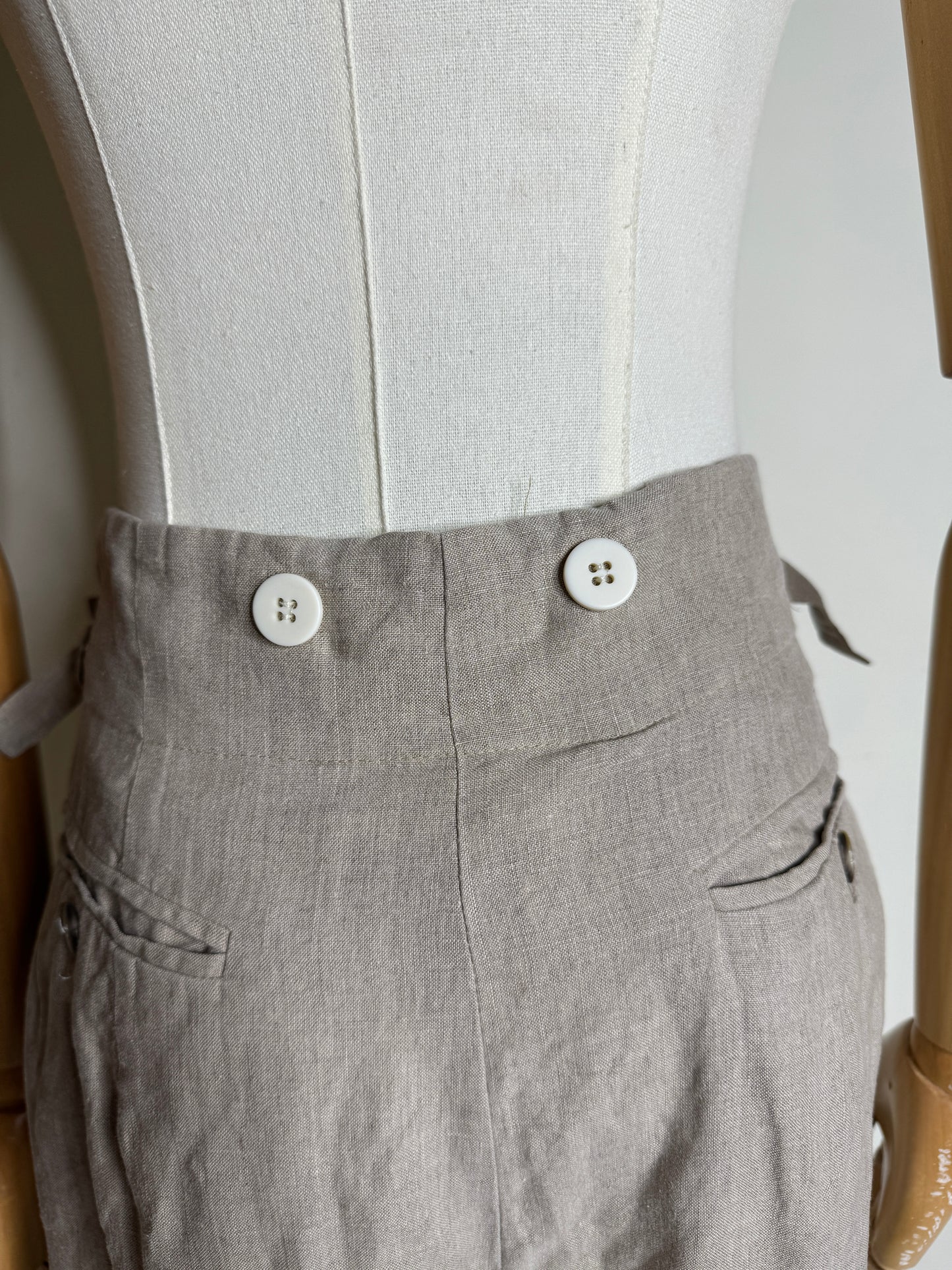 Wheaton & Katz Suspender Button Pants 1980s