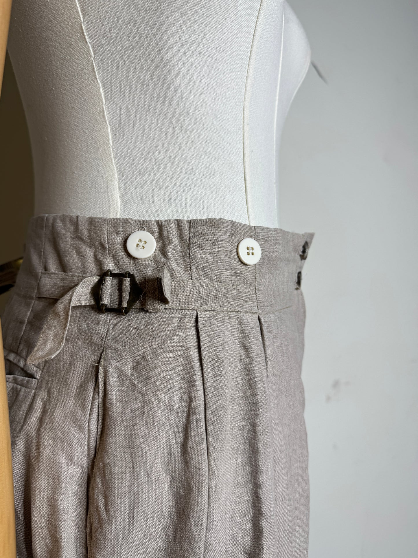 Wheaton & Katz Suspender Button Pants 1980s