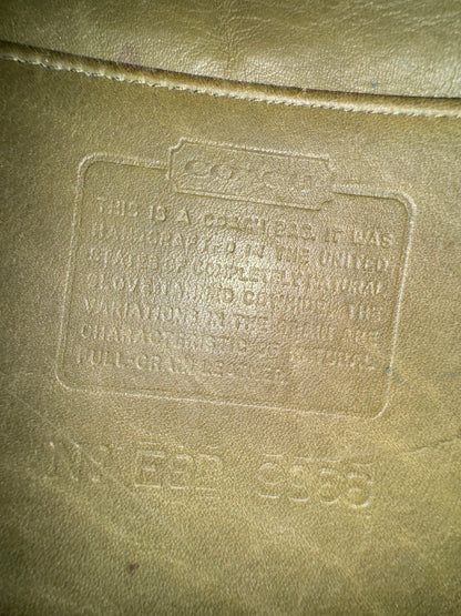 Coach, Olive Green, Patricia Legacy 9956 1970s