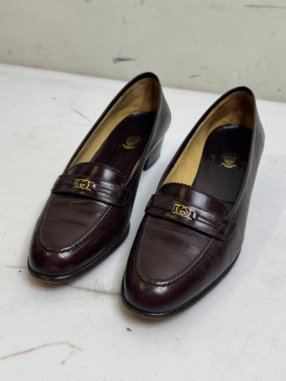 Gucci Brown Leather 70s Loafers