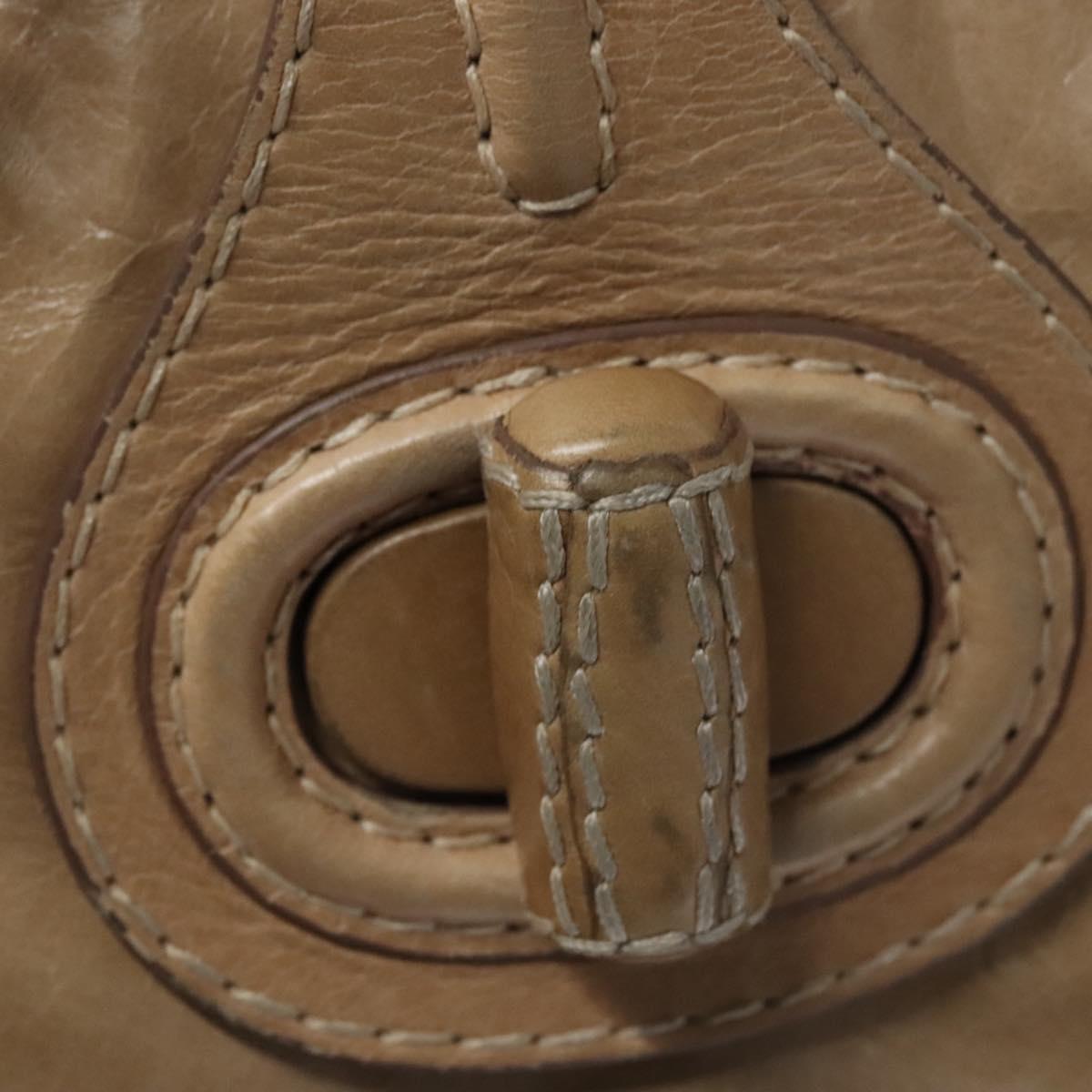 Prada Tan Leather Tote Bag 2000s