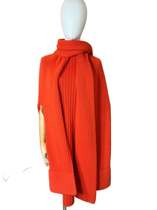 1990s Wide Rib Tangelo Knit Set