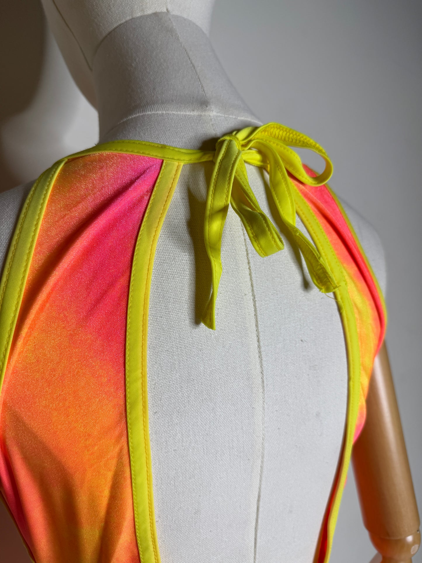 Neon 1990s Mini Dress