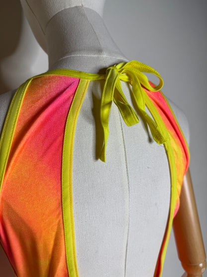 Neon 1990s Mini Dress