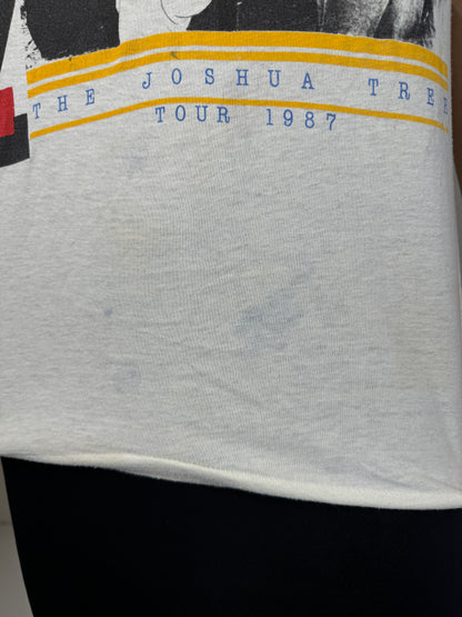 U2 Band Joshua Tree Band Tour T-Shirt 1980s