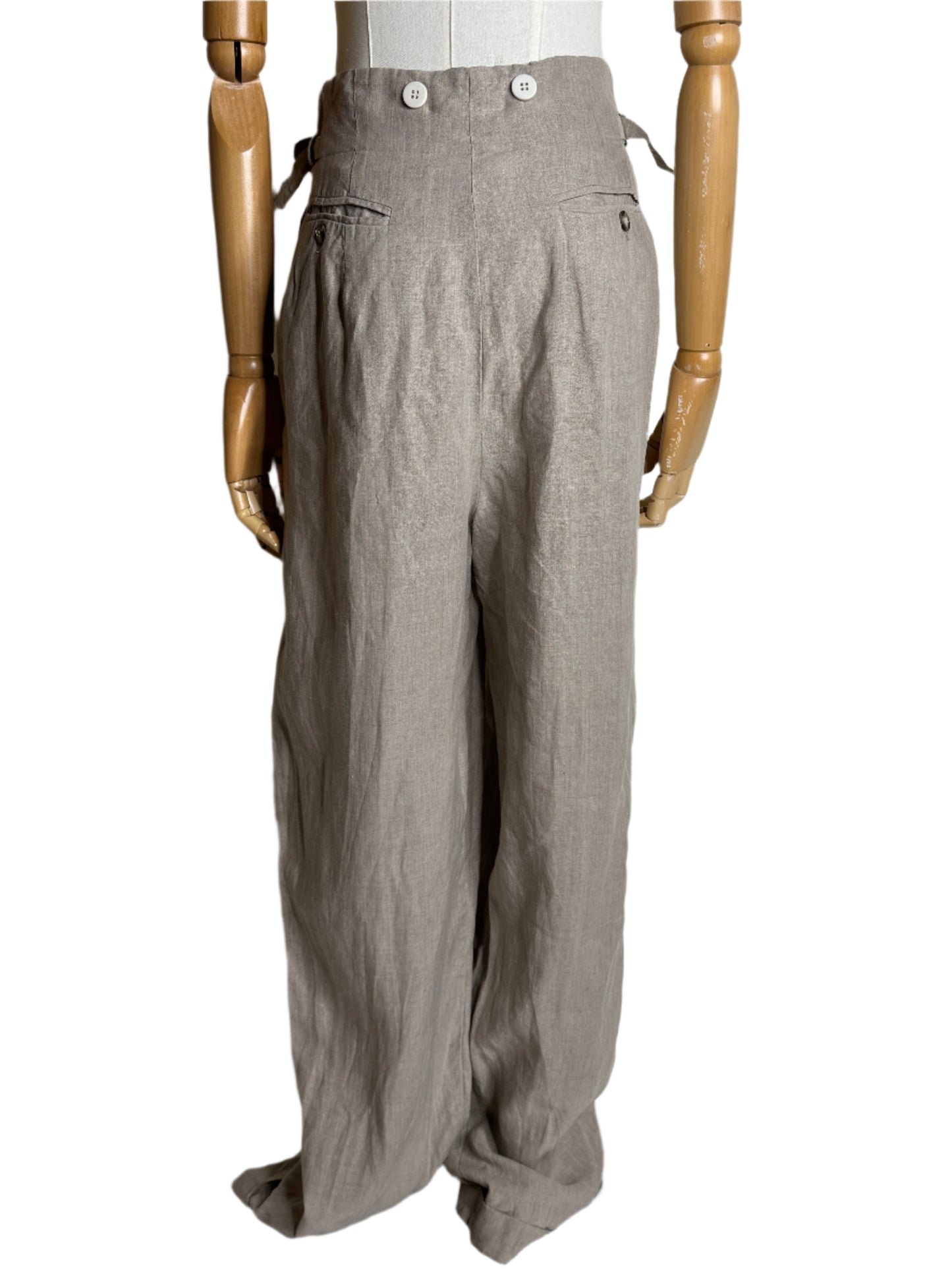 Wheaton & Katz Suspender Button Pants 1980s