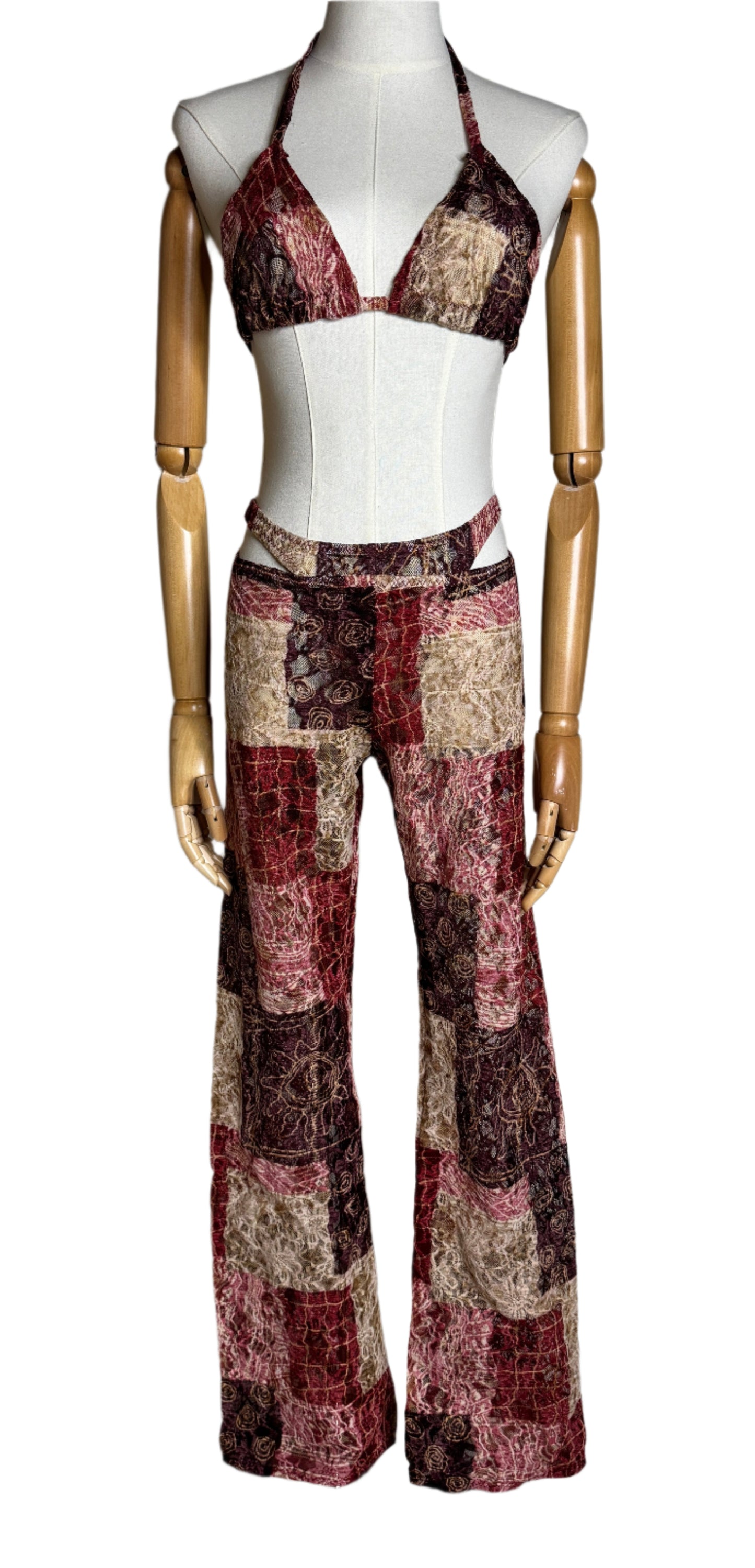 1980s Lace Performance Wear Set