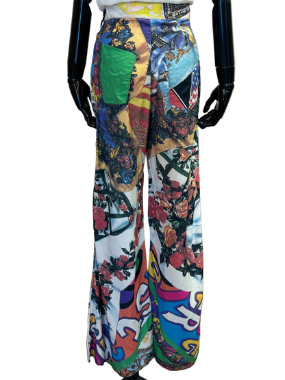 Moschino, Couture Line, Stained Pants, 1990s