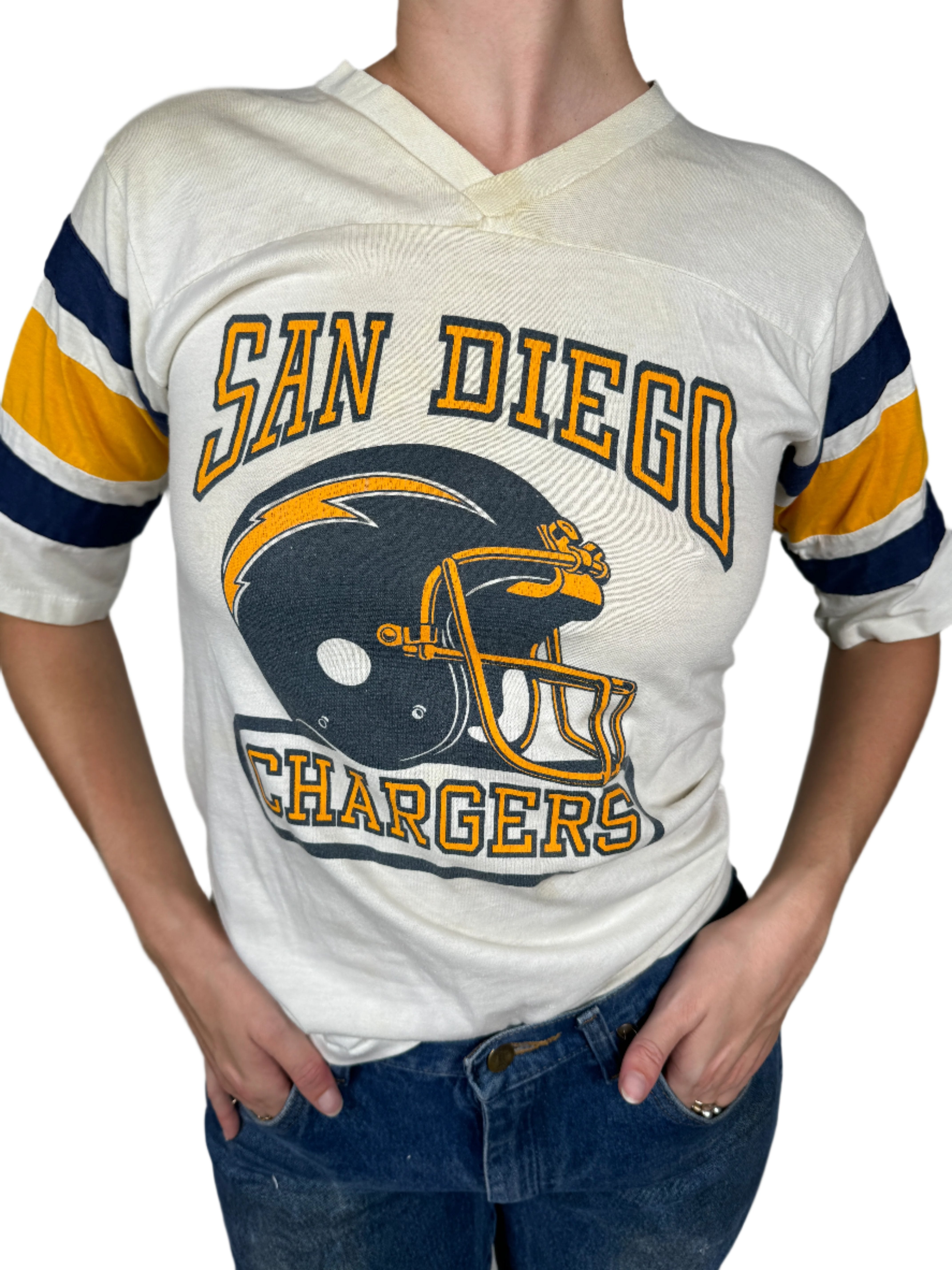 San Diego Chargers T Shirt 1970s House of Strut