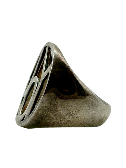 Sterling Silver Signet JOY Ring 1990s