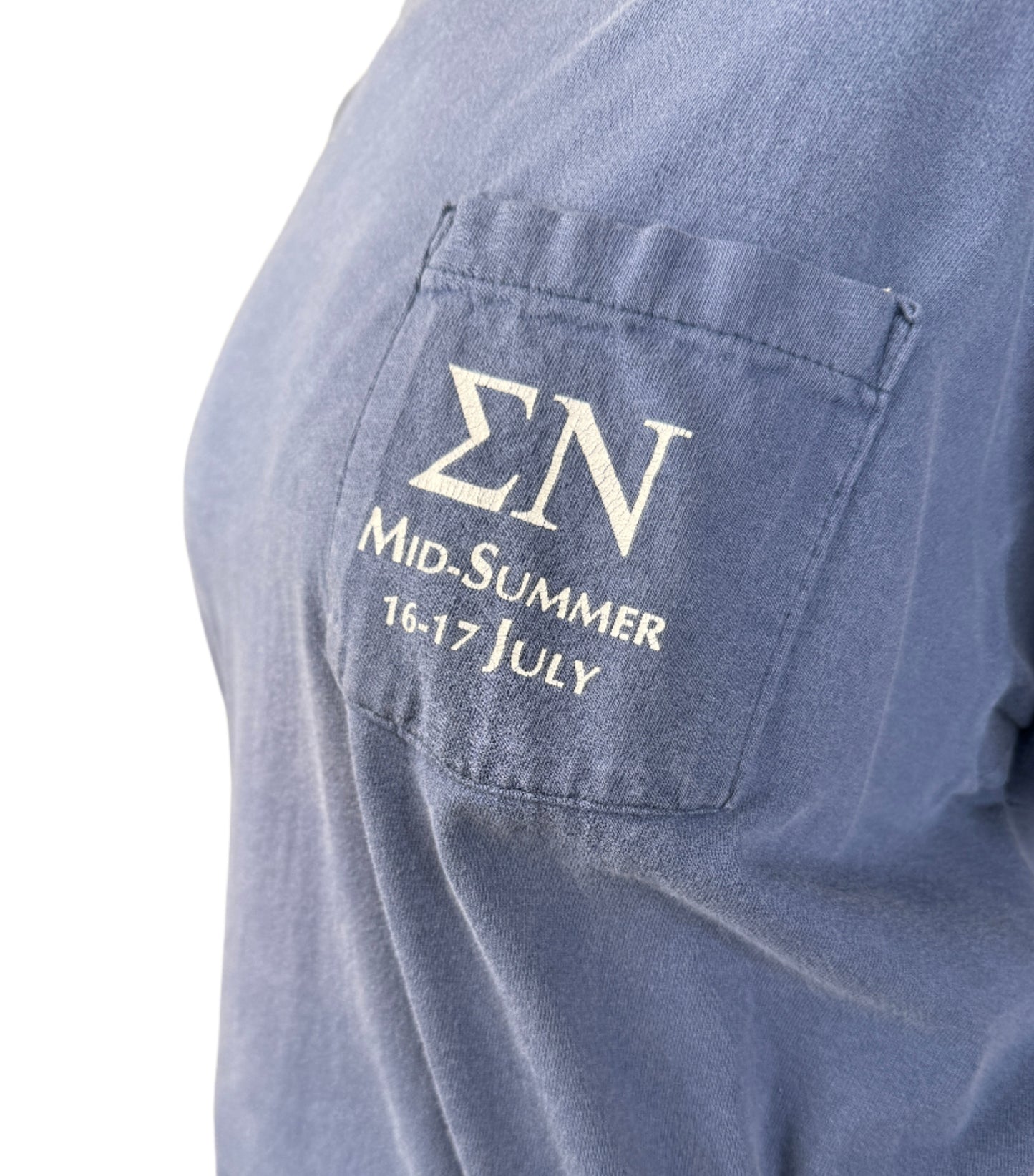 Dave Matthews Band Sigma Nu Blue T-Shirt 1990s