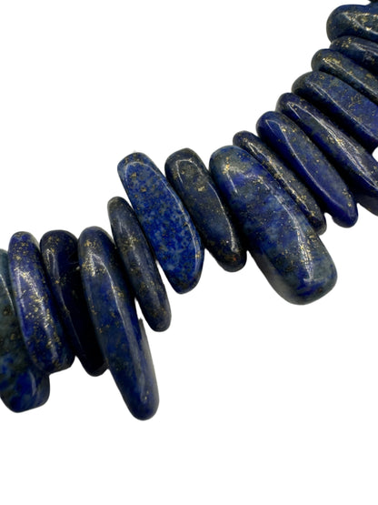 Lapis Chunky Stone Necklace 1960s