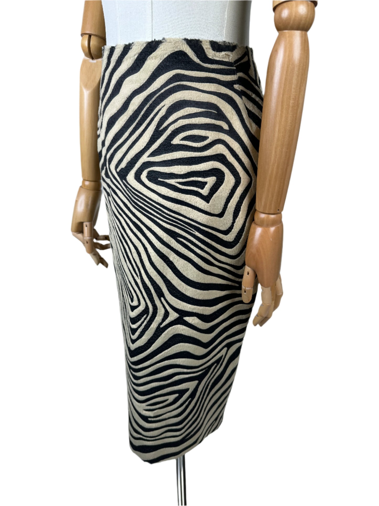 Martino Midali Zebra Skirt Set 1990s