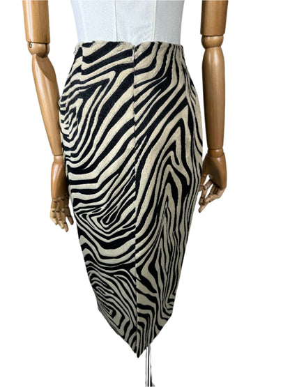 Martino Midali Zebra Skirt Set 1990s