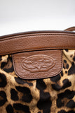 Dolce & Gabbana Leopard Semi Shoulder Duffle Bag