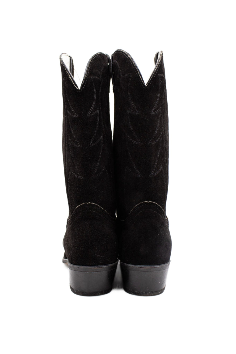 Durango Black Suede Cowboy Boots