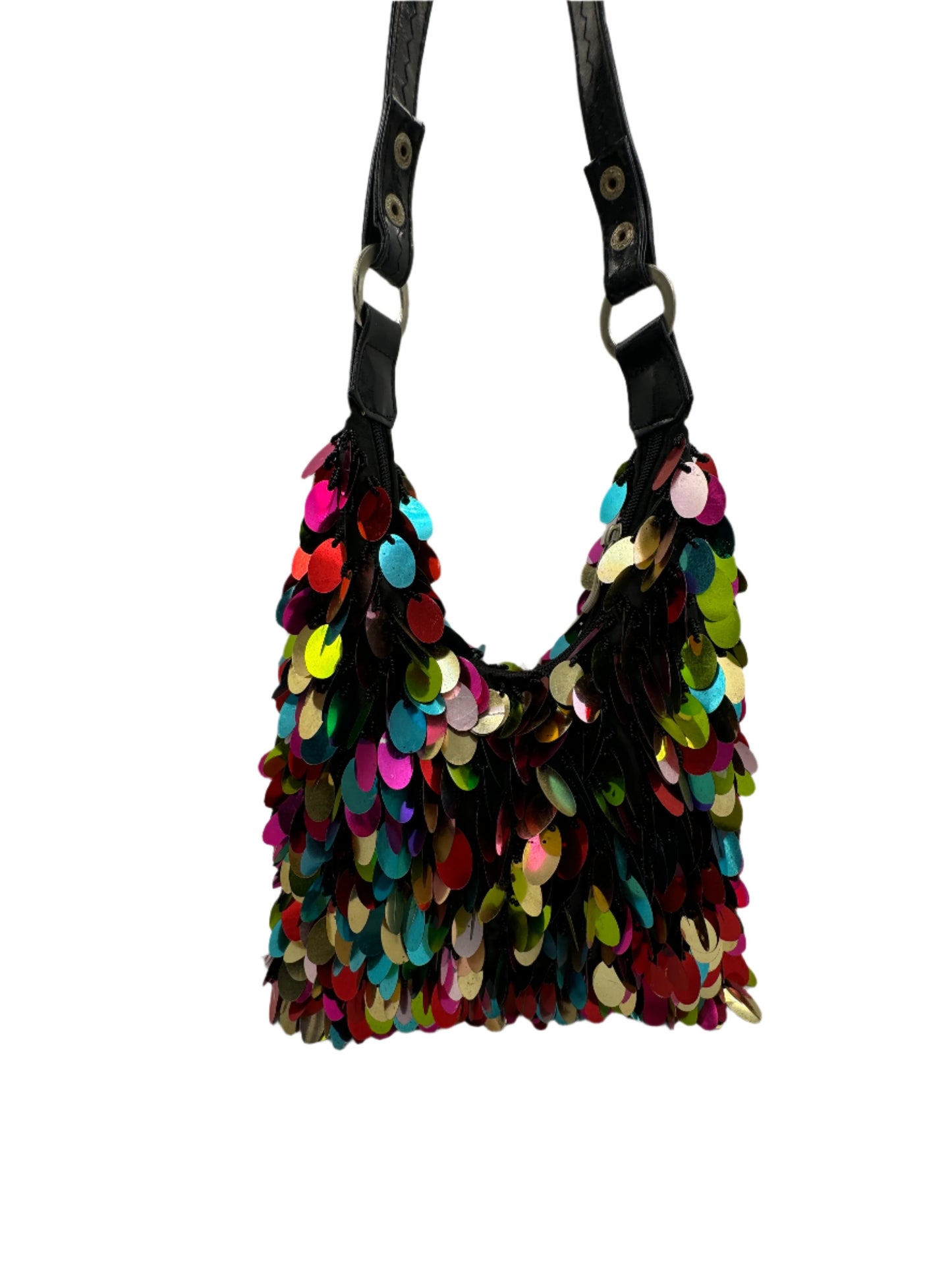 Sequin Multicolor Shoulder Bag Y2K