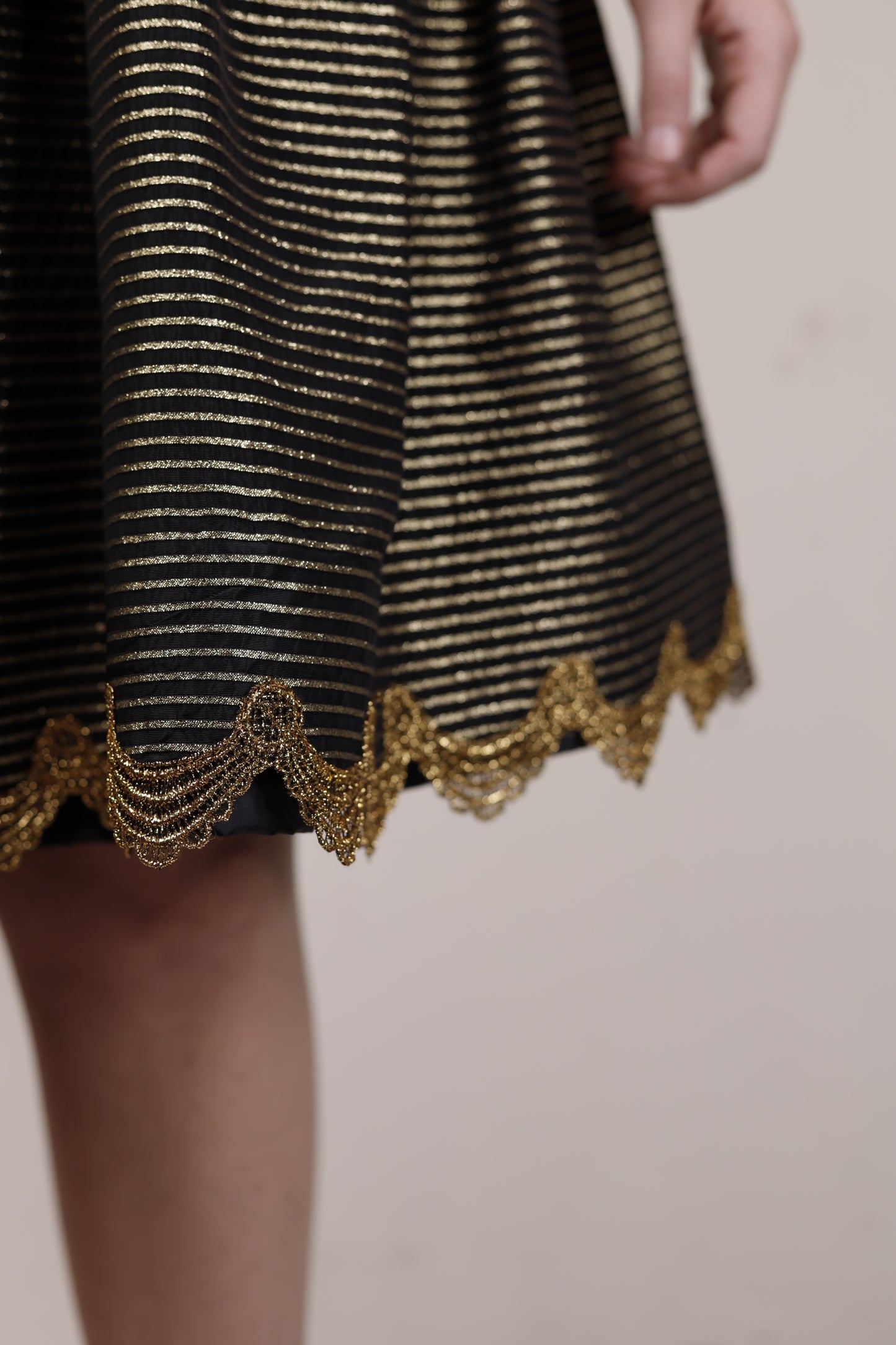 Victor Costa, Black & Gold Dress 1980s