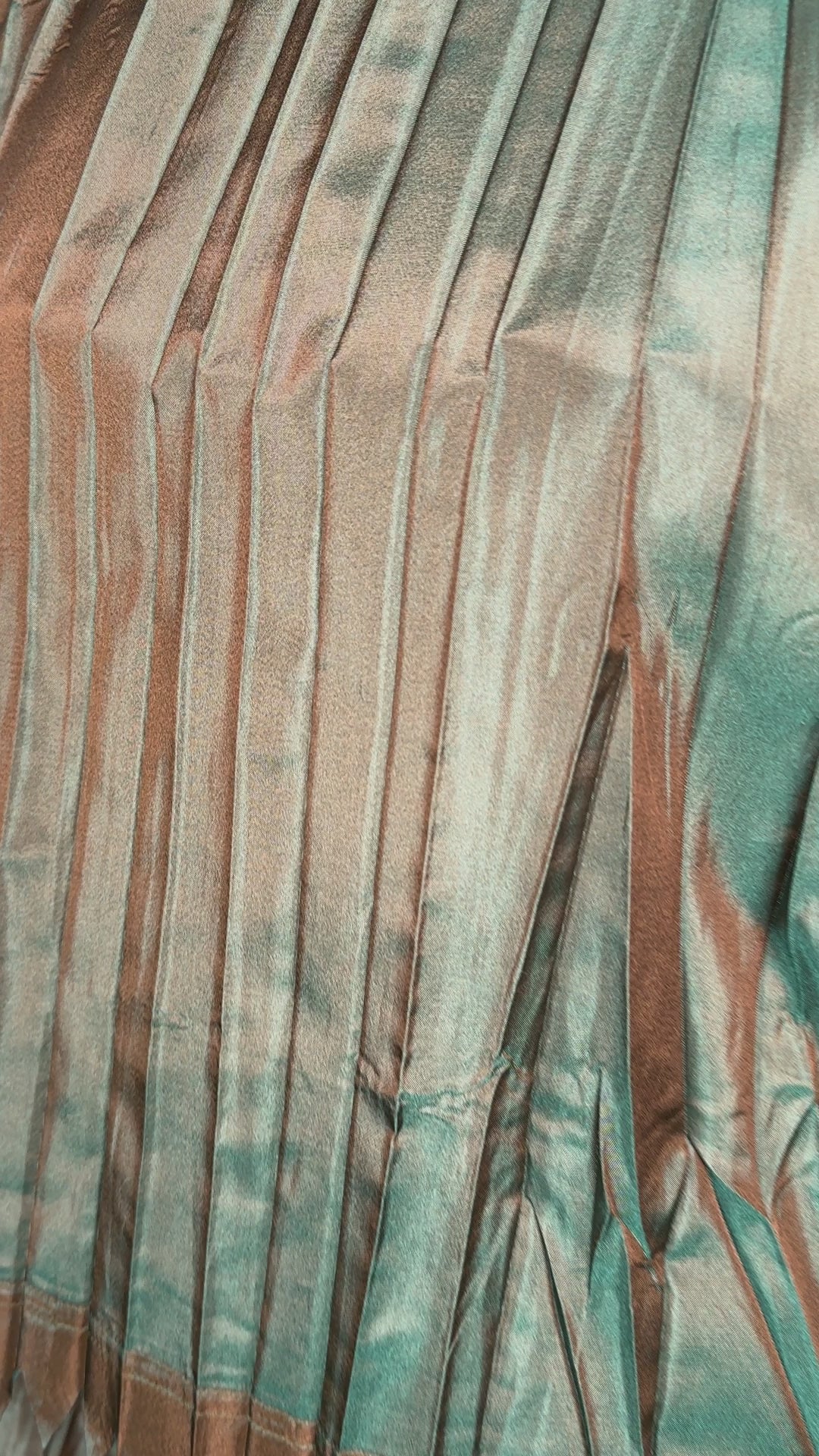 Issey Miyake, Green Pleated Top & Skirt Set 1980s – House of Strut